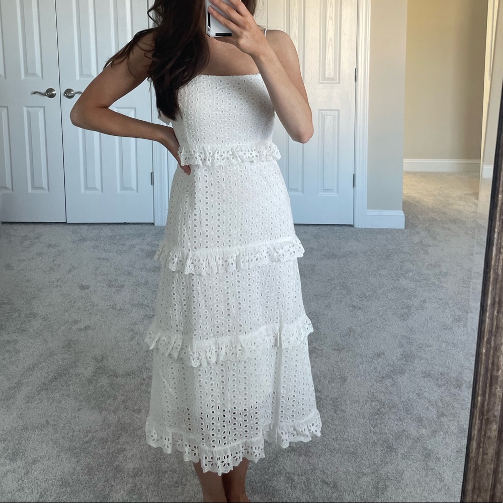 White Eyelet Dress